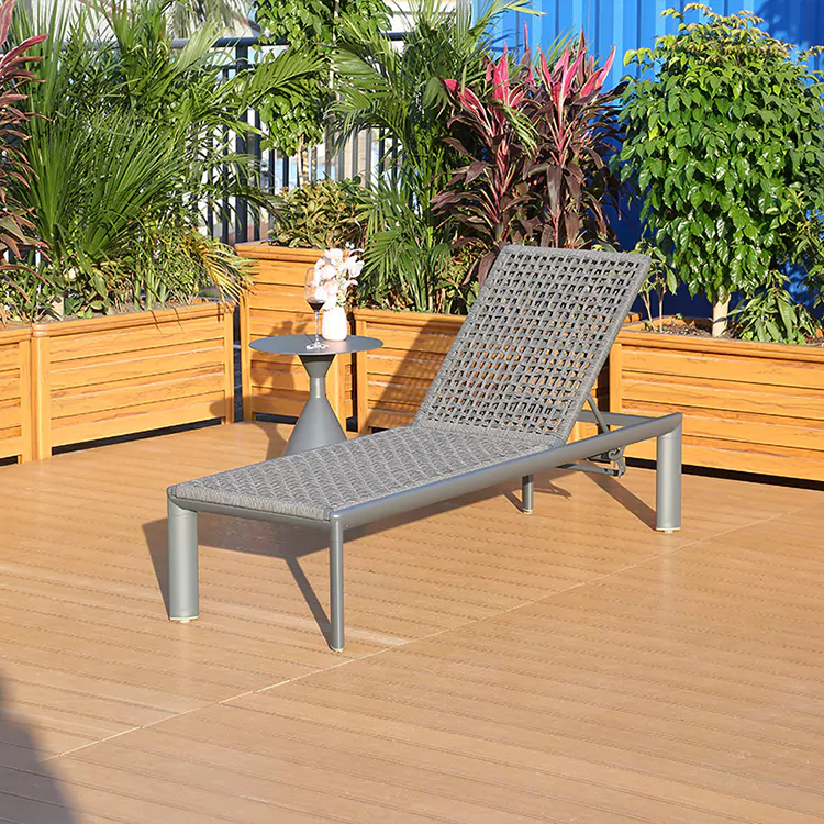 Commercial Outdoor Sun Lounger for Hotel and Resort